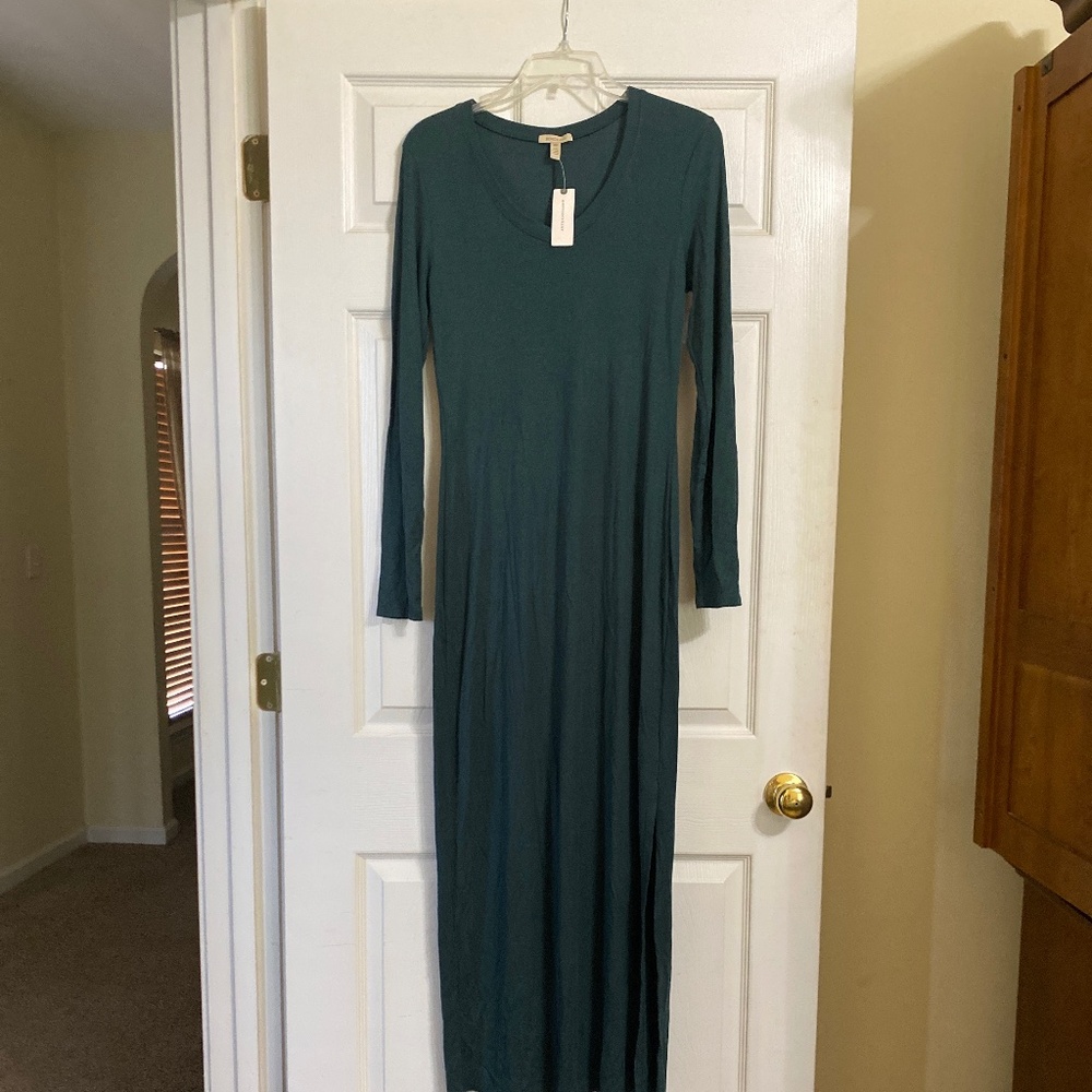 NWT Bordeaux maxi sheath dress